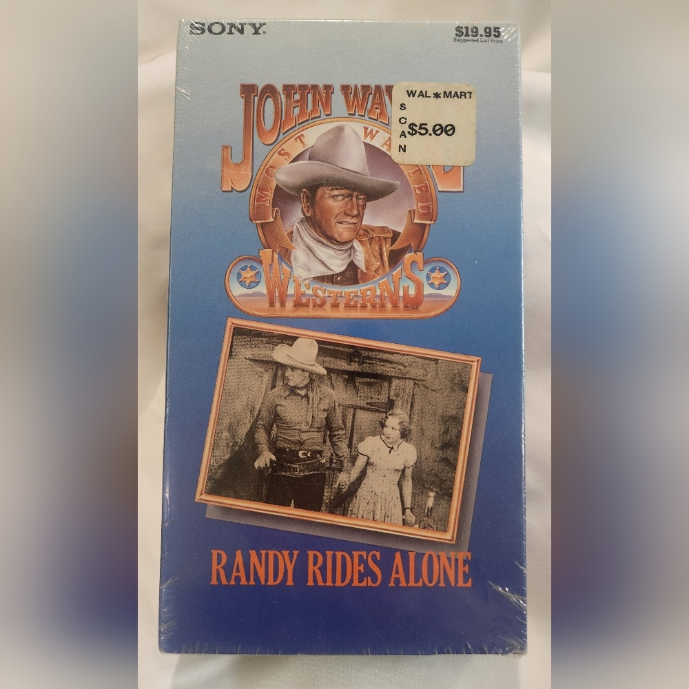 Randy Rides Alone (1934) - John Wayne Most Wanted Westerns VHS FACTORY SEALED